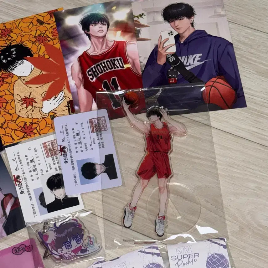 [BUNJANG] Slam Dunk Seotaewoong Acrylic Standee, Photocard / 슬램덩크 서태웅 생일카페 전프레 아크릴스탠드 럭키드로우 포토카드