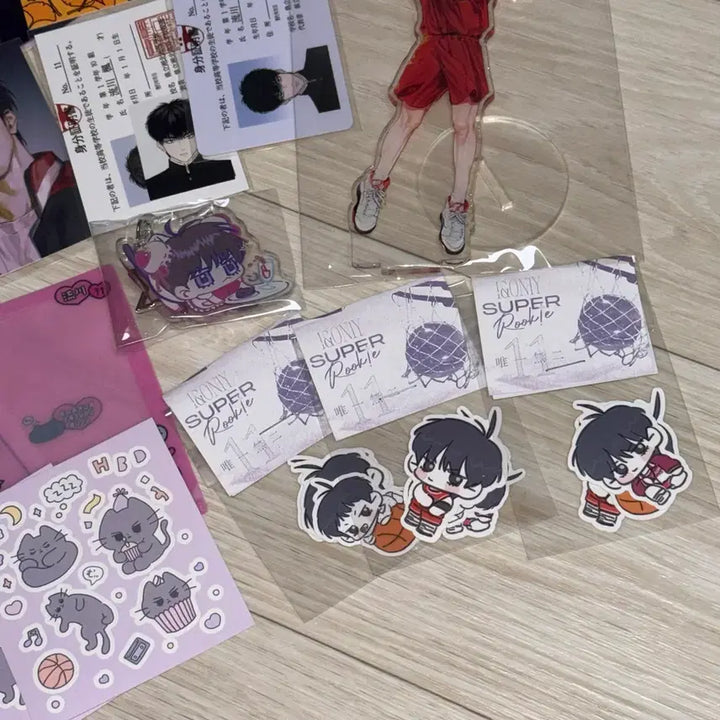 [BUNJANG] Slam Dunk Seotaewoong Acrylic Standee, Photocard / 슬램덩크 서태웅 생일카페 전프레 아크릴스탠드 럭키드로우 포토카드