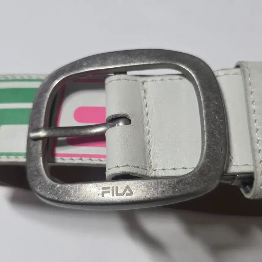 [BUNJANG] Bigbang FILA GD TOP Color Logo Belt / 빅뱅 FILA 콜라보 GD TOP 탑 컬러로고벨트
