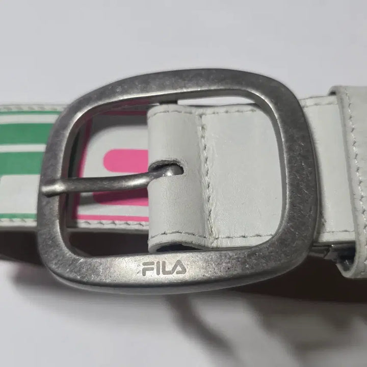 [BUNJANG] Bigbang FILA GD TOP Color Logo Belt / 빅뱅 FILA 콜라보 GD TOP 탑 컬러로고벨트
