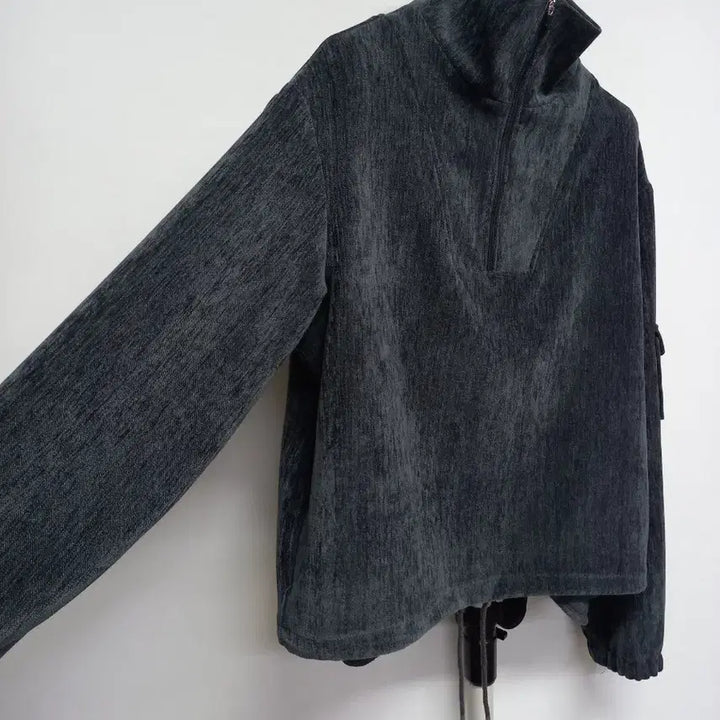 [BUNJANG] BLUE I-D Half-Zip Long Sleeve T-Shirt / 새 BLUE I-D 춘추동 하프집업 긴팔티셔츠 F 33-77