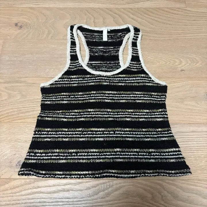 [BUNJANG] Kijun Striped Knit Tank Top / 기준 kijun 스트라이프 니트 나시 탑