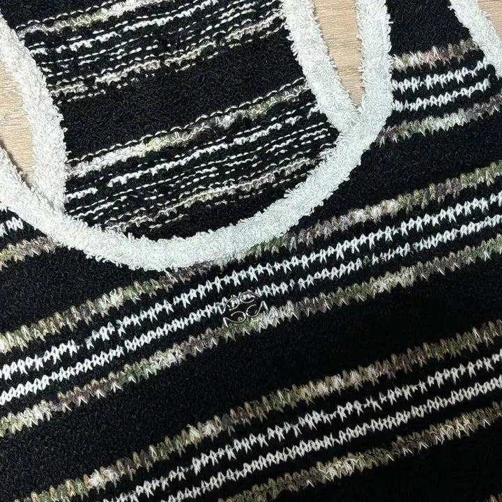 [BUNJANG] Kijun Striped Knit Tank Top / 기준 kijun 스트라이프 니트 나시 탑