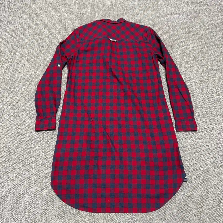 [BUNJANG] Tommy Hilfiger Checkered Shirt Dress / Xs 타미힐피거 체크 셔츠 원피스