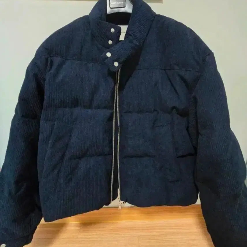 [BUNJANG] KIMUUE Navy Corduroy Padded Jumper L / 키뮤어 네이비 코듀로이 패딩 점퍼 / L