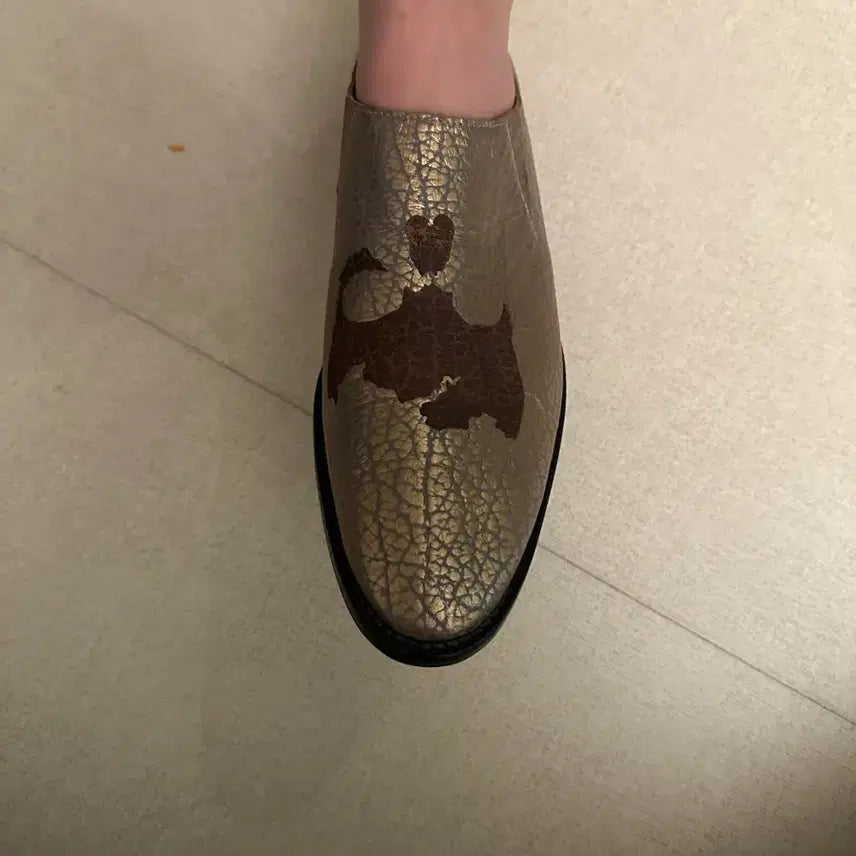 [BUNJANG] Comme des Garcons SS11 Skull Gold Loafer / 꼼데 SS11 스컬 골드 로버