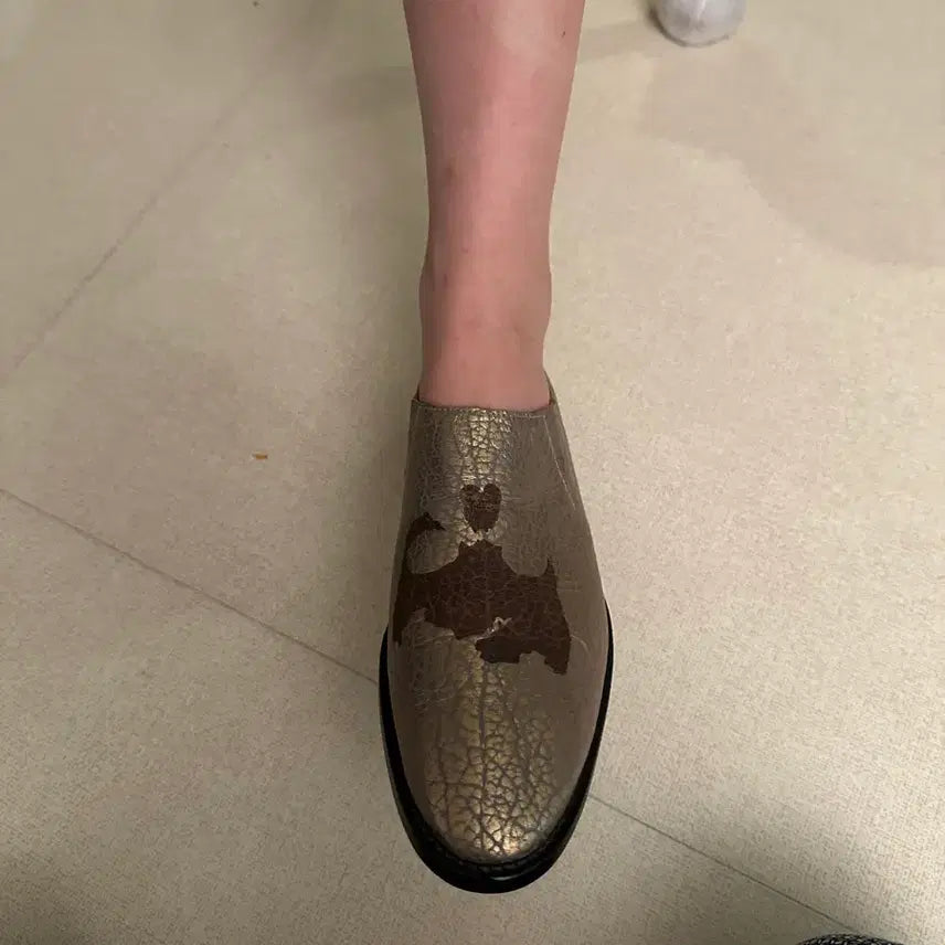 [BUNJANG] Comme des Garcons SS11 Skull Gold Loafer / 꼼데 SS11 스컬 골드 로버