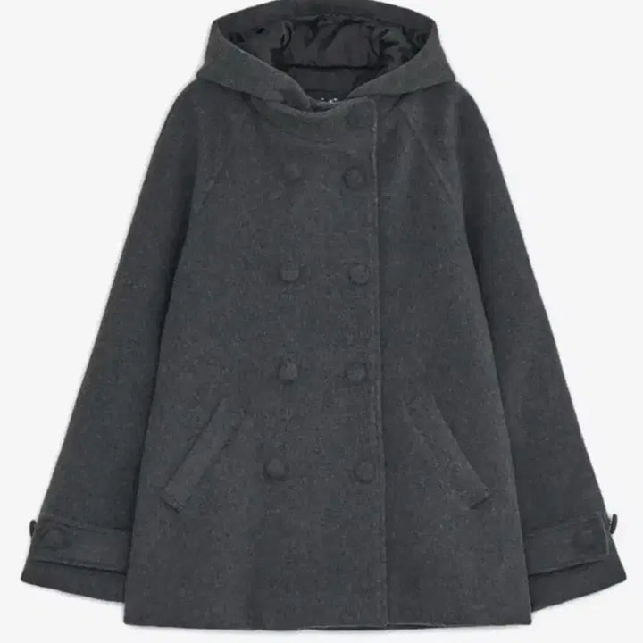 [BUNJANG] Hug Your Skin Hooded Half Coat / 허그유어스킨 후드 하프 코트 판매합니다