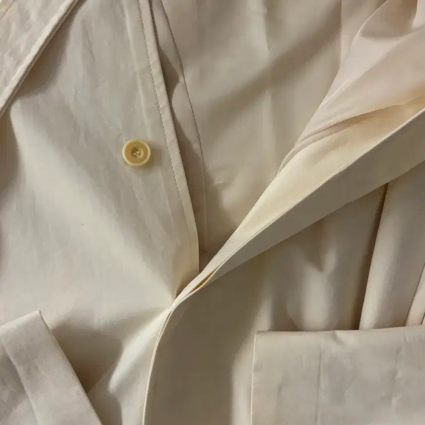 [BUNJANG] COME HERE Ivory Trench Coat / COME HERE 아이보리 트렌치 코트