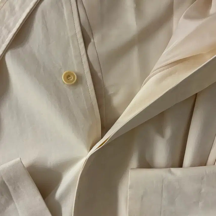 [BUNJANG] COME HERE Ivory Trench Coat / COME HERE 아이보리 트렌치 코트