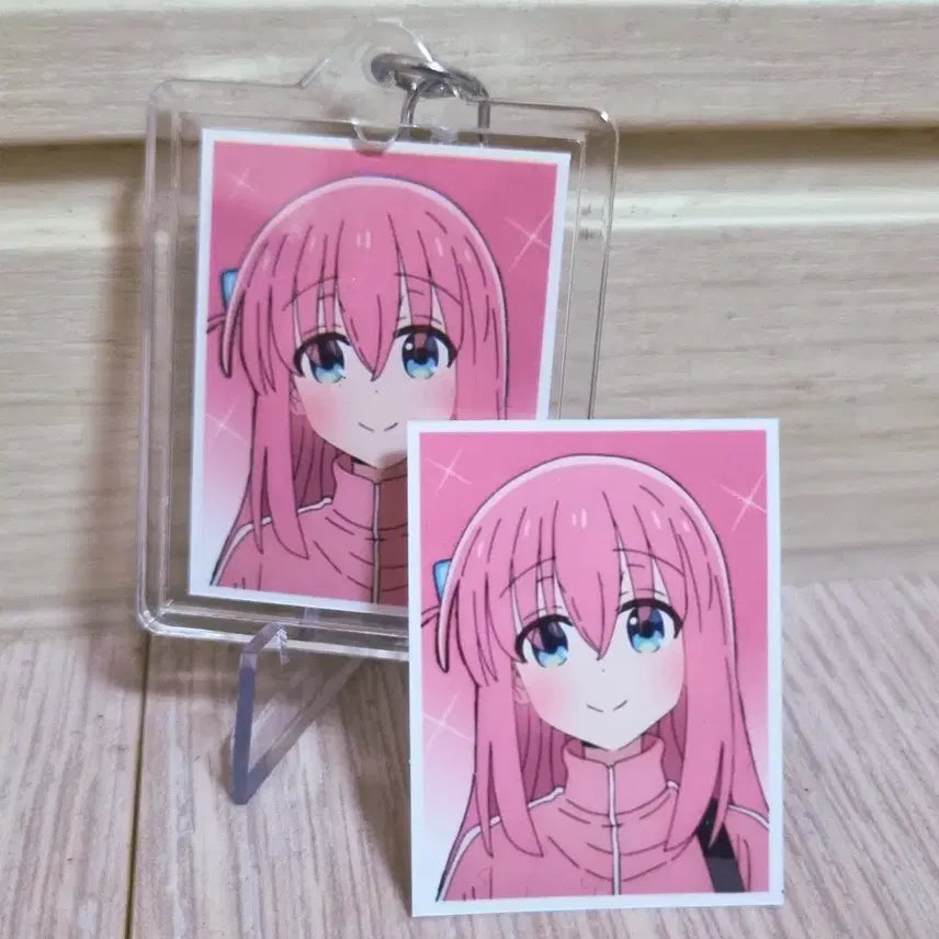 [BUNJANG] Bocchi the Rock! Bocchi Photo ID Acrylic Keychain / !!빅세일!! 봇치더락 봇치 고토 히토리 증명사진 증사 아크릴키링 비공굿