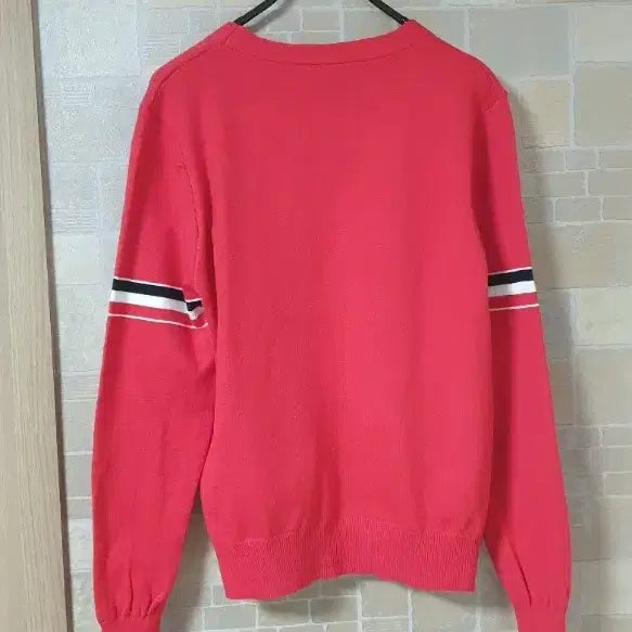 [BUNJANG] Red Knit Cardigan / 여성 심플가디건(새옷)