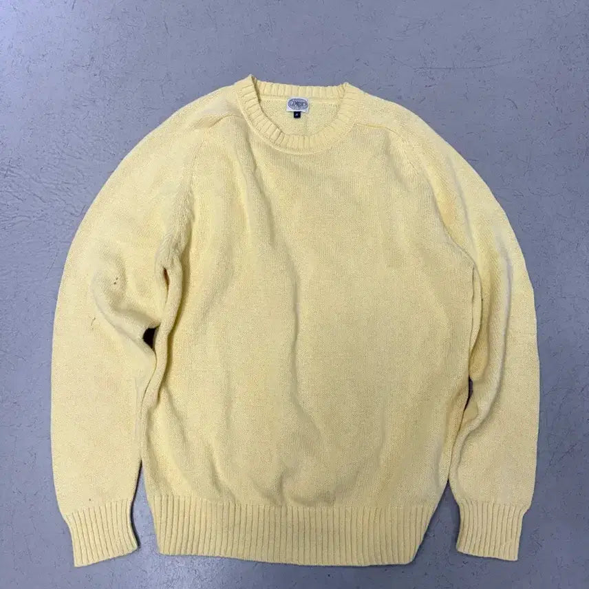[SOLD OUT] 제이프레스 노란색 면니트