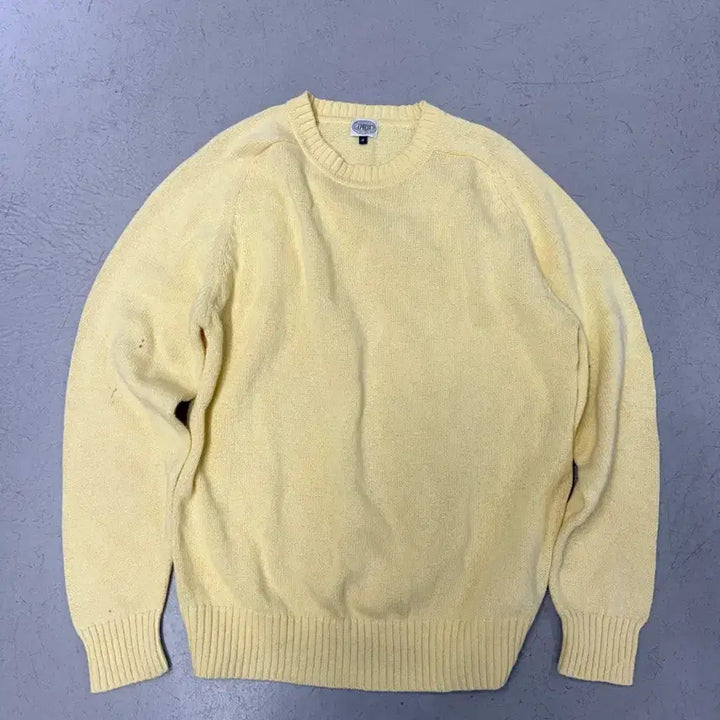 [SOLD OUT] 제이프레스 노란색 면니트