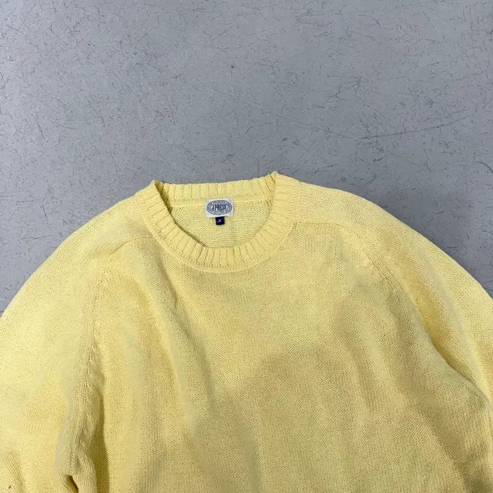 [SOLD OUT] 제이프레스 노란색 면니트