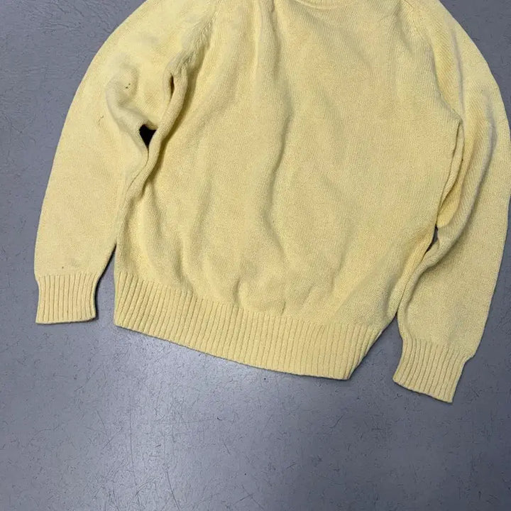 [SOLD OUT] 제이프레스 노란색 면니트