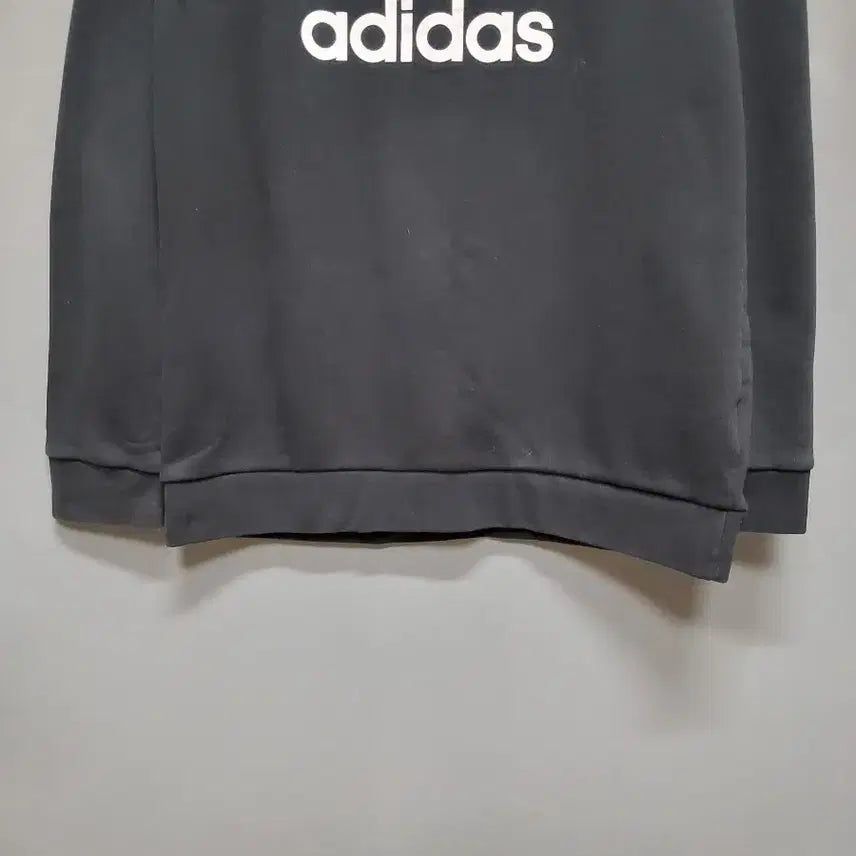 [BUNJANG] Adidas Trefoil Black Sweatshirt / 아디다스 트레포일 블랙 맨투맨