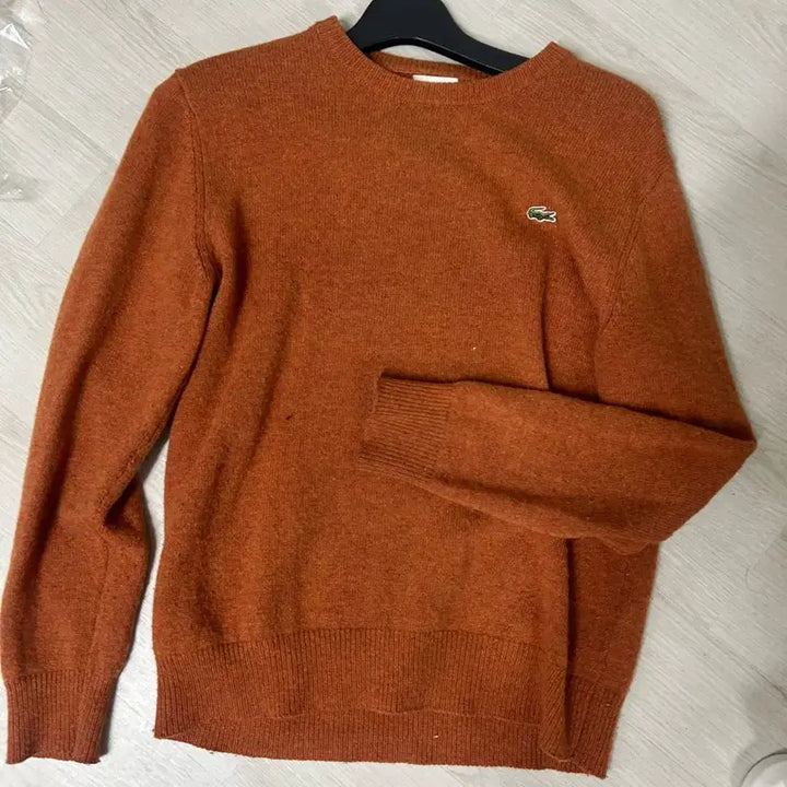 [BUNJANG] Lacoste Brown Knit Sweater Vintage / 라코스테 브라운 니트 스웨터 빈티지