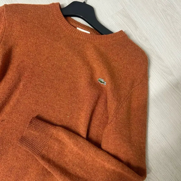 [BUNJANG] Lacoste Brown Knit Sweater Vintage / 라코스테 브라운 니트 스웨터 빈티지
