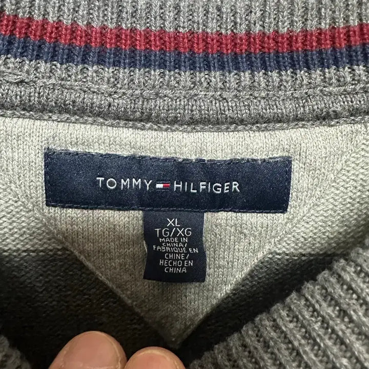 [BUNJANG] Tommy Hilfiger Stripe Knit XL / no.153 타미힐피거 스트라이프 니트 xl