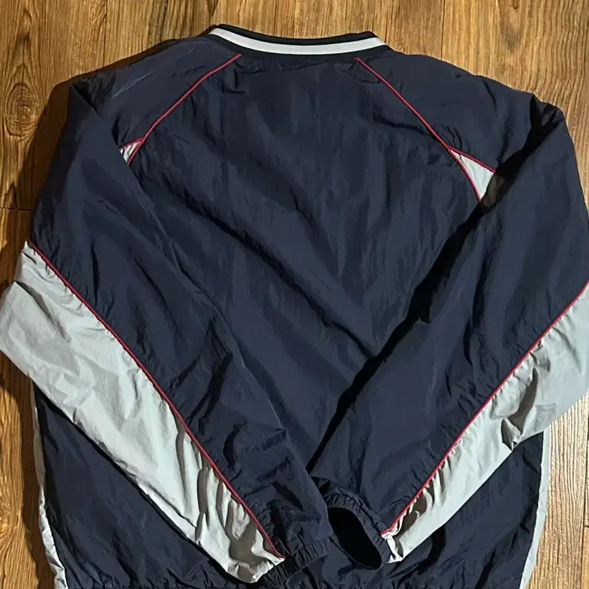 [BUNJANG] Tail Logo Navy Long Sleeve Shirt / 테일로고 롱슬리브