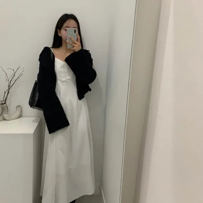 [SOLD OUT] (새상품)멜트아 나시 레이어드 롱 원피스 블랙