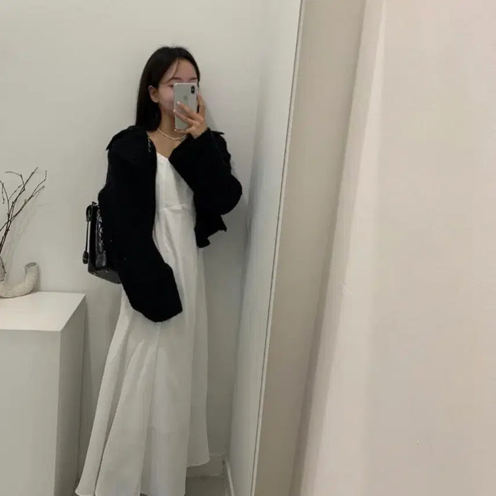 [SOLD OUT] (새상품)멜트아 나시 레이어드 롱 원피스 블랙