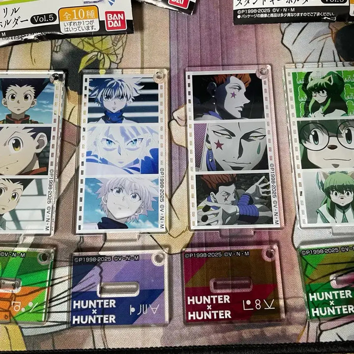 [BUNJANG] Hunter x Hunter Acrylic Stand Keyholder Bundle / 헌터헌터 명장면 아크릴 스탠드 키홀더 곤 키르아 히소카 치도르