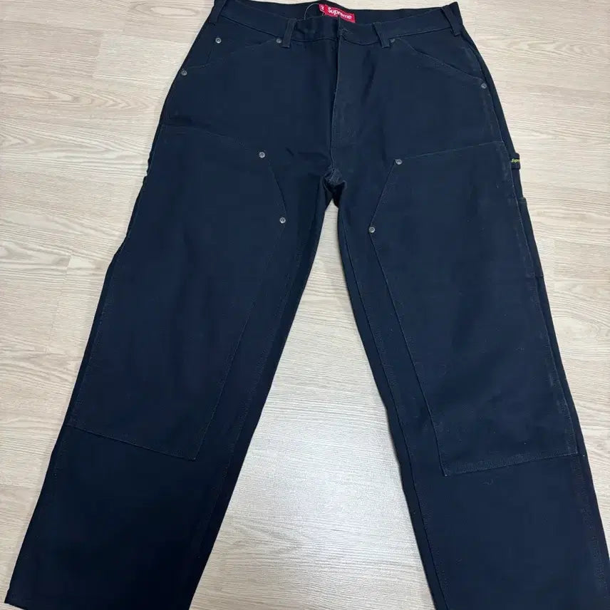 [BUNJANG] Supreme Double Knee Carpenter Pants Navy 34 New / 슈프림 더블니 카펜터팬츠 네이비 34 새상품