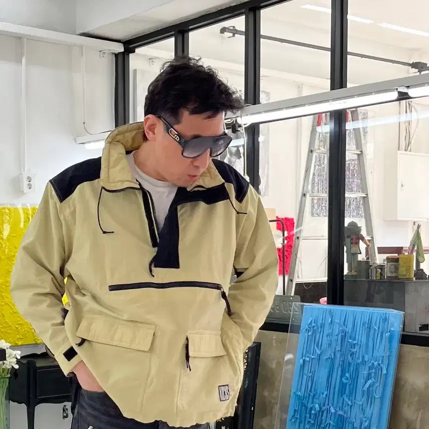 [BUNJANG] Kicks Anorak Windbreaker / kicks바스락 아노락 바람막이