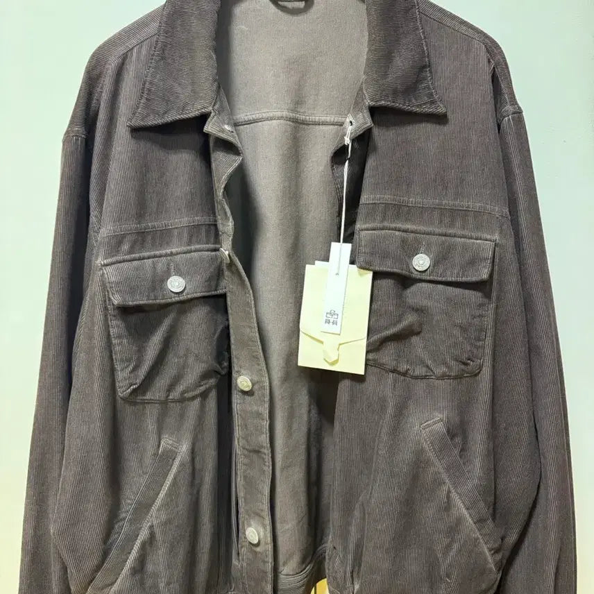 [BUNJANG] Polytelu Used Trucker Jacket Corduroy Camo Brown / (3) 폴리테루 유즈드 트러커 자켓 코듀로이 카모 브라운
