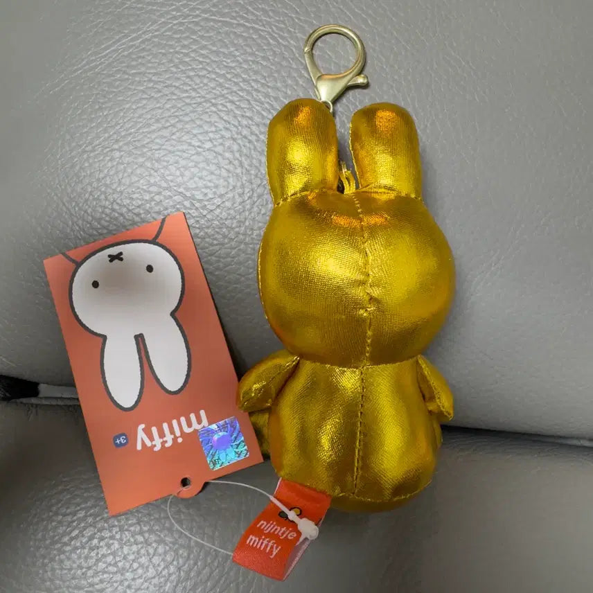 [BUNJANG] Miffy Gold Keyring / 골드 미피 인형 키링 판매합니다!