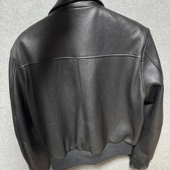[BUNJANG] Noir Gaut Schrunk Leather Blouson (Black) 52 / 노이어 고트 슈렁큰 레더 블루종 (블랙) 52 (마지막 가격 인하)
