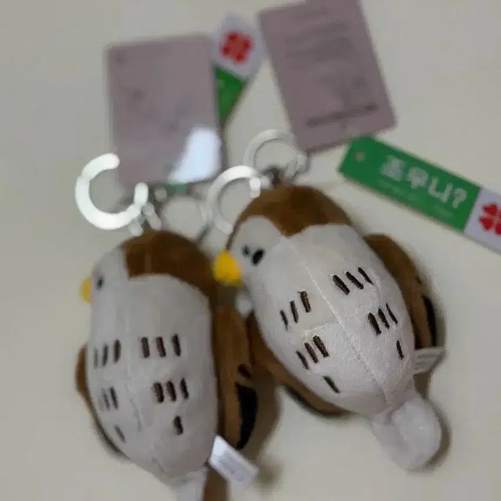 [BUNJANG] Jouny Series Sparrow Doll Keyring / 조우니시리즈/ 참새 인형 키링 /