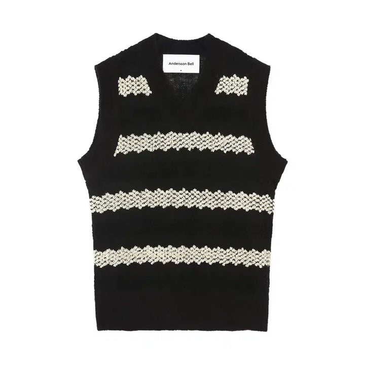 [BUNJANG] Andersson Bell Unisex Hippie Long Vest Black L / 앤더슨벨 유니섹스 히피 롱 베스트 블랙 L