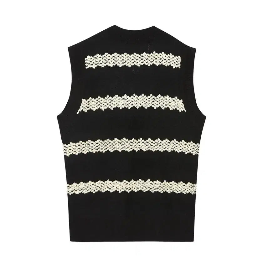 [BUNJANG] Andersson Bell Unisex Hippie Long Vest Black L / 앤더슨벨 유니섹스 히피 롱 베스트 블랙 L
