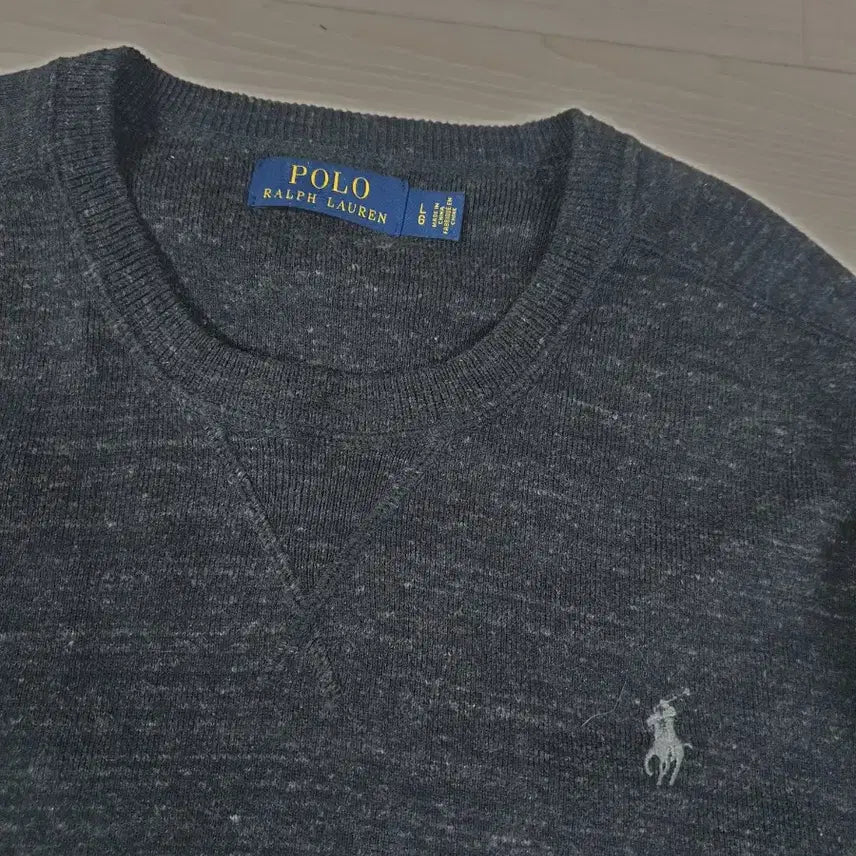 [BUNJANG] Polo Ralph Lauren Charcoal Cotton Sweatshirt / 폴로 랄프로렌 _ 면 100% _ 맨투맨
