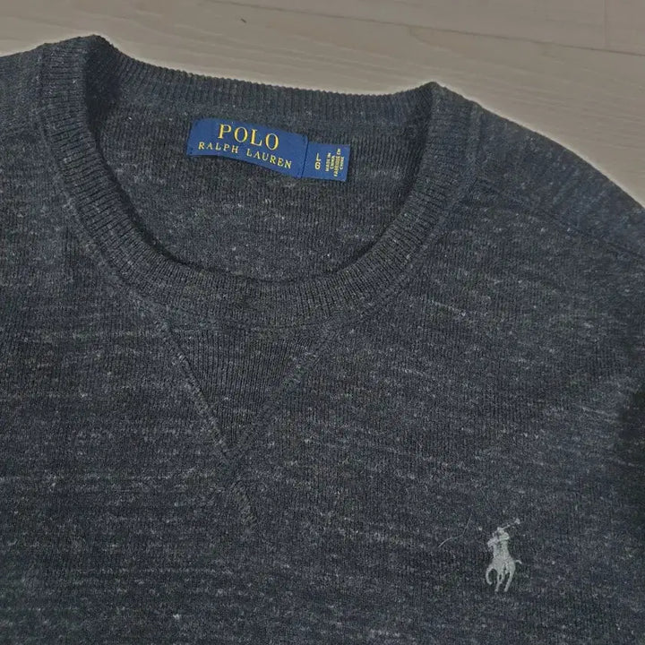 [BUNJANG] Polo Ralph Lauren Charcoal Cotton Sweatshirt / 폴로 랄프로렌 _ 면 100% _ 맨투맨