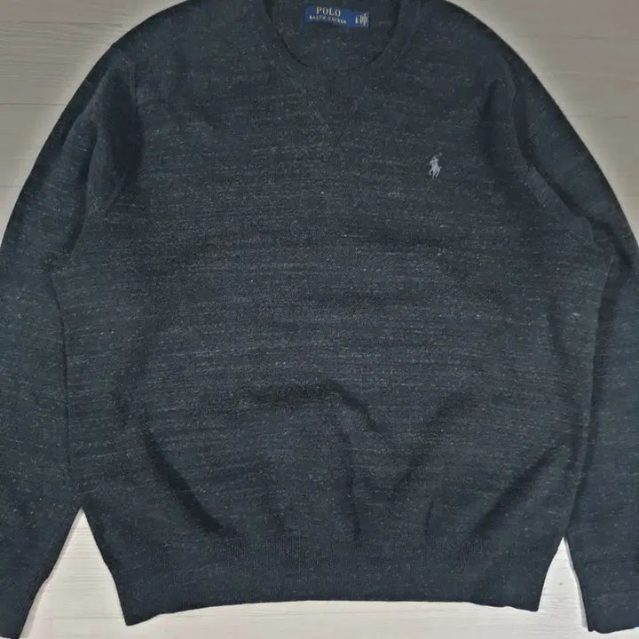 [BUNJANG] Polo Ralph Lauren Charcoal Cotton Sweatshirt / 폴로 랄프로렌 _ 면 100% _ 맨투맨
