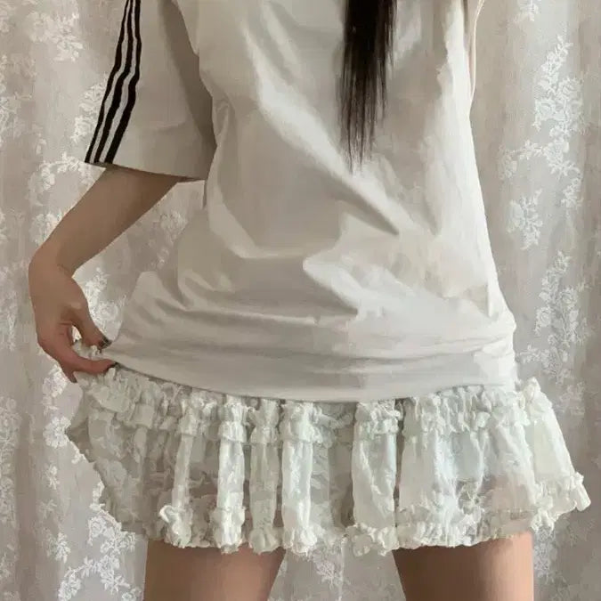 [BUNJANG] Adidas Butterfly Vintage Cream Top / 버터플라이 빈티지 아디다스 크림 탑