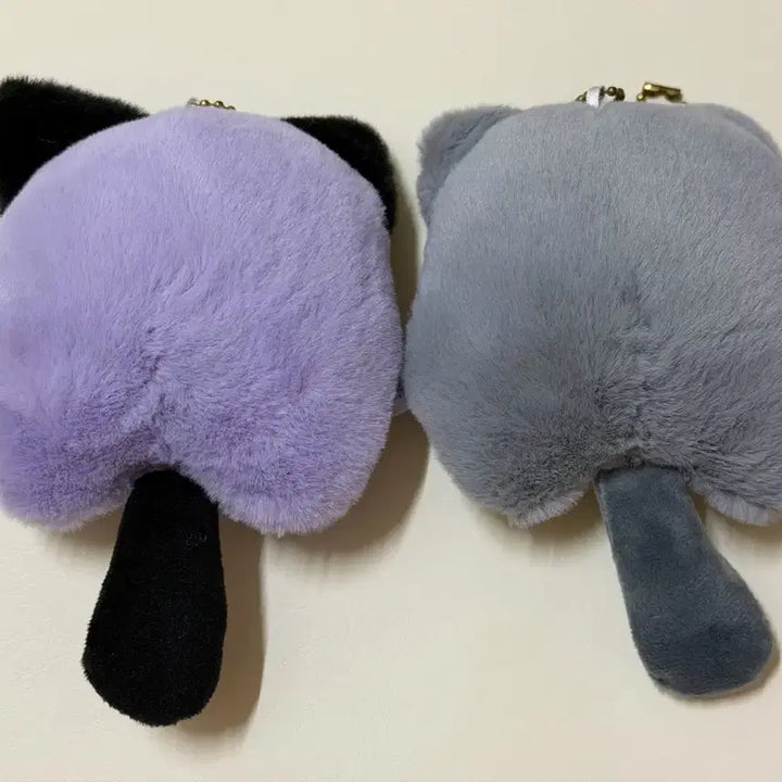 [BUNJANG] Sanrio Kuromi/Bad Badtz-Maru Plush Keychain / 산리오 쿠로미/배드마루 인형 키링