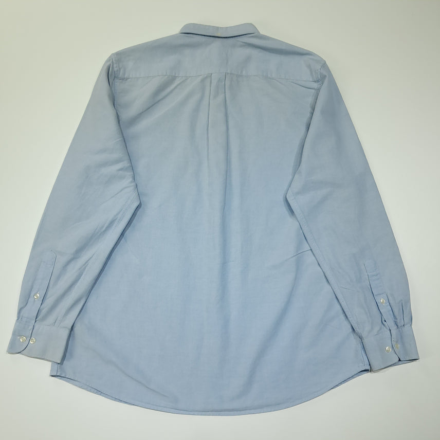 [BUNJANG] Barbour L Cotton Button-Down Classic Blue Shirt / CL771 L 바버 코튼 버튼다운 클래식 블루 셔츠 남방