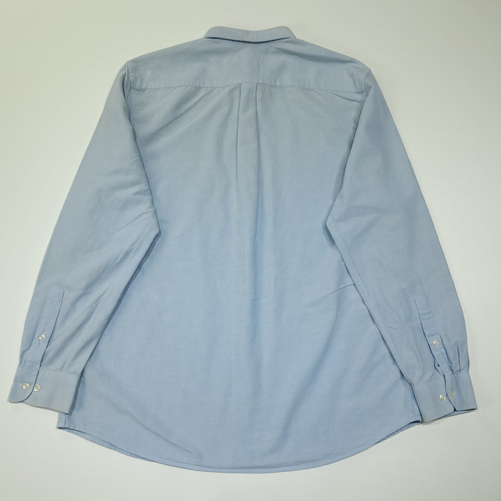 [BUNJANG] Barbour L Cotton Button-Down Classic Blue Shirt / CL771 L 바버 코튼 버튼다운 클래식 블루 셔츠 남방