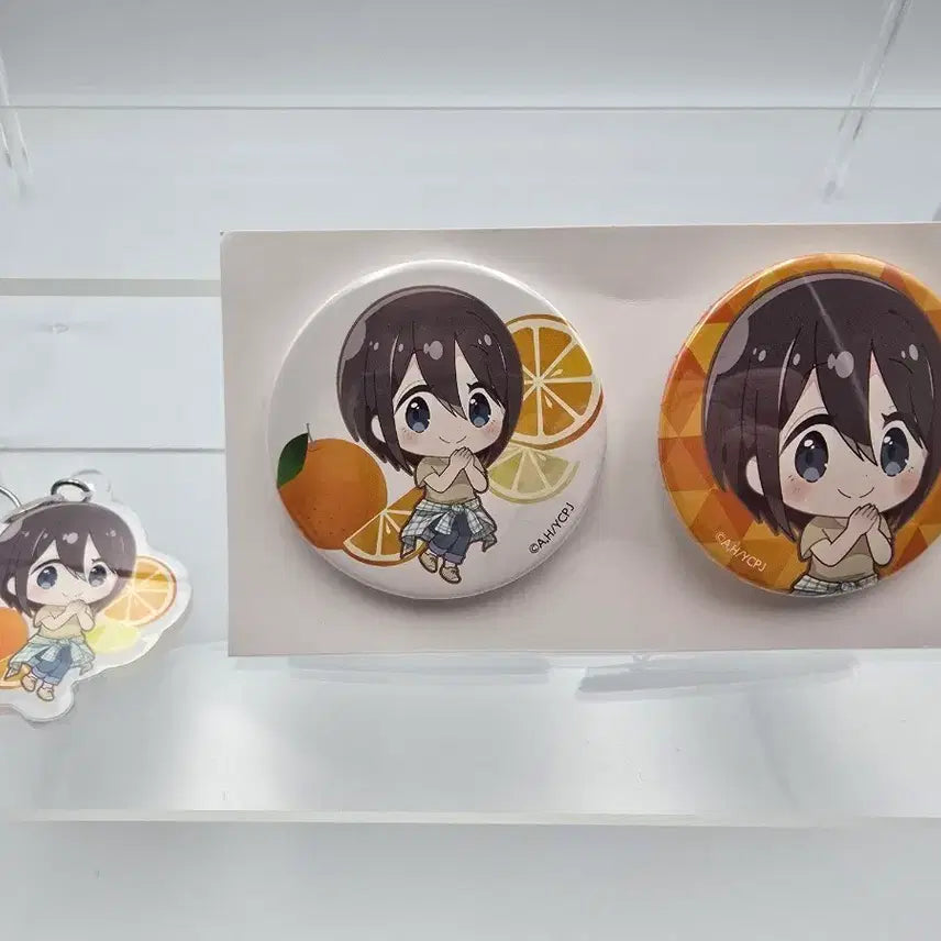 [BUNJANG] Yuru Camp Can Badge Acrylic Bundle Set / 유루캠 캔뱃지 아크릴 일괄