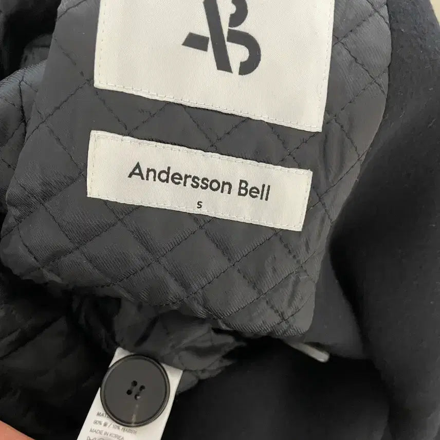 [BUNJANG] Andersson Bell Padded Double Coat Black S / 앤더슨벨 패디드 더블 코트 블랙 S (오버핏L)
