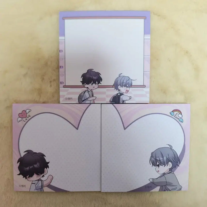 [BUNJANG] Merry Marbling IAN YUGUN Memo Pad Set / 메리마블링 텀블벅 이안 유건 떡메모지 세트