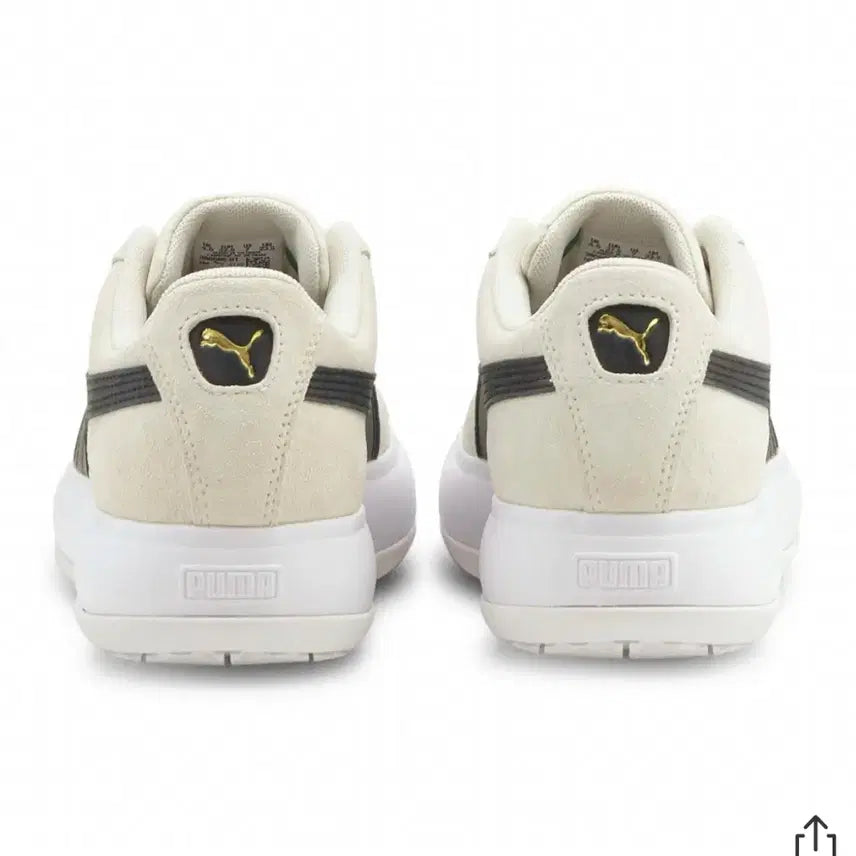 [BUNJANG] Puma Suede Platform Sneakers / 새상품 푸마 스웨이드 키높이 플랫폼 크림색 운동화 225사이즈 230가능