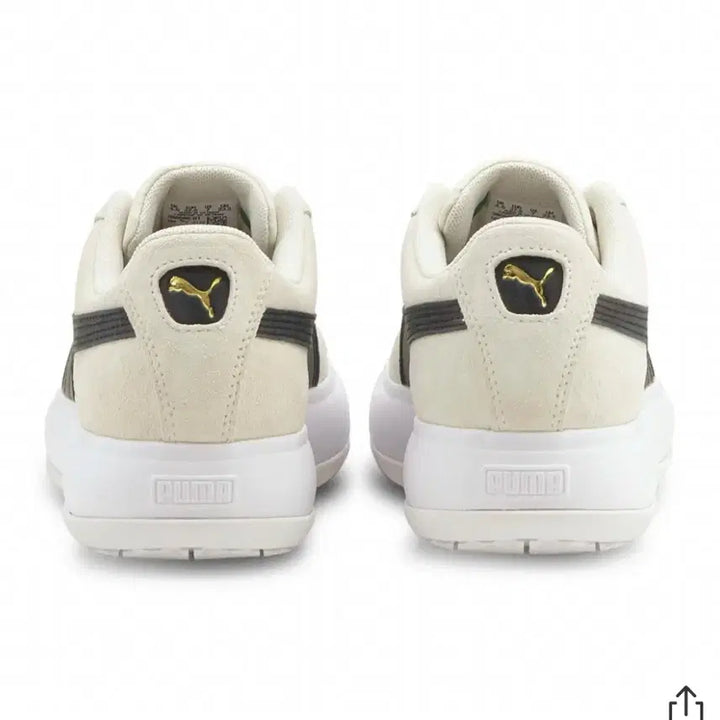 [BUNJANG] Puma Suede Platform Sneakers / 새상품 푸마 스웨이드 키높이 플랫폼 크림색 운동화 225사이즈 230가능