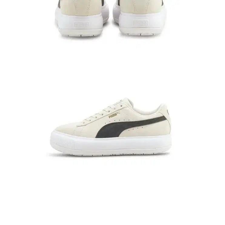 [BUNJANG] Puma Suede Platform Sneakers / 새상품 푸마 스웨이드 키높이 플랫폼 크림색 운동화 225사이즈 230가능