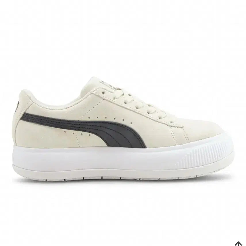 [BUNJANG] Puma Suede Platform Sneakers / 새상품 푸마 스웨이드 키높이 플랫폼 크림색 운동화 225사이즈 230가능
